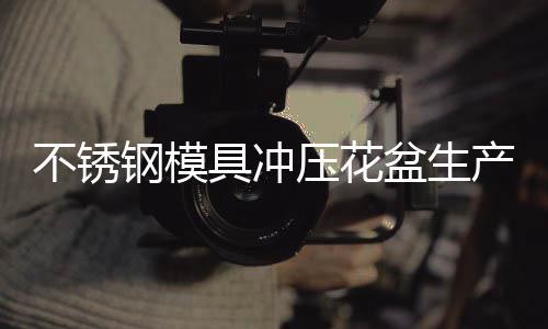不锈钢模压花艺流具冲盆生产工程