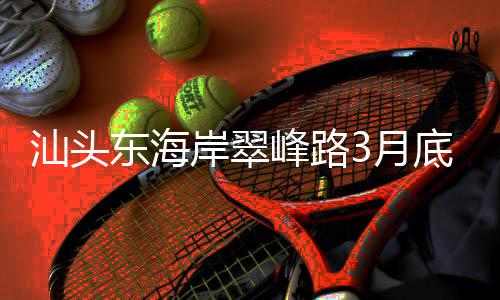 通车馆3月接亚东海底试岸翠主场青会，连峰路汕头